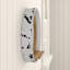 Flat Wall Mirror with Shelves