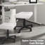 Tabouret à hauteur réglable pour les pieds, repose-pieds en cuir de polyuréthane avec roulettes, tabouret à roulettes avec roulettes, tabouret de meuble-lavabo mobile pour bureau, salle de maquillage, salon, salon-1994290760