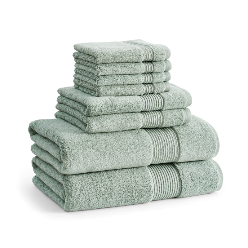 Solid Towel Set, Green