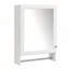 Armoire de toilette murale 3 en 1 avec tablette réglable et porte à fermeture en douceur pour rangement et meuble-lavabo