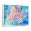 «Blue and Pink Marble Ink Clouds II», peinture sur toile-67231725-67231726