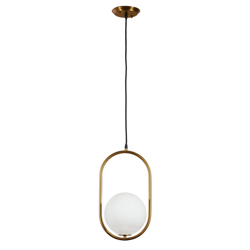 Denney 1 - Light Gold Single Pendant