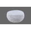 Table basse ronde blanche