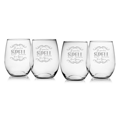 I Put a Spell on You 21 oz. Wine Glass Set