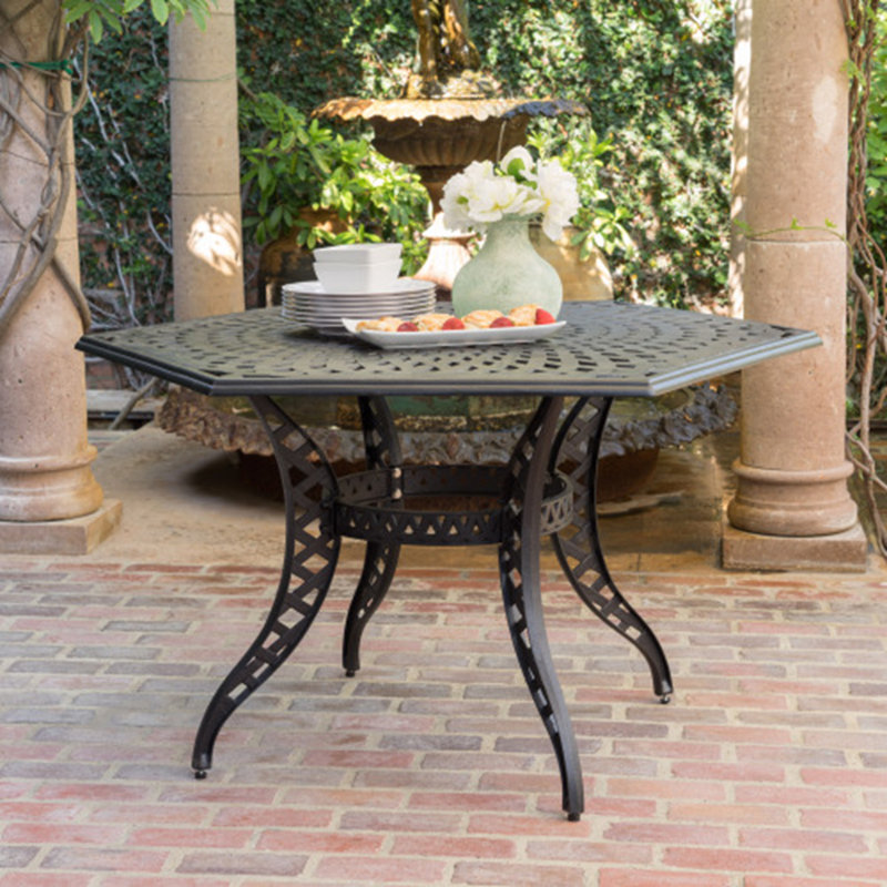 CAYMAN ARCH II MESH Hexagonal Dining Table