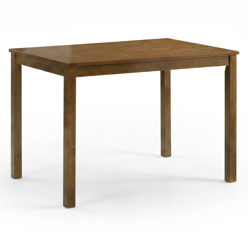 Kersten Solid Wood Rectangle Dining Table, Brown