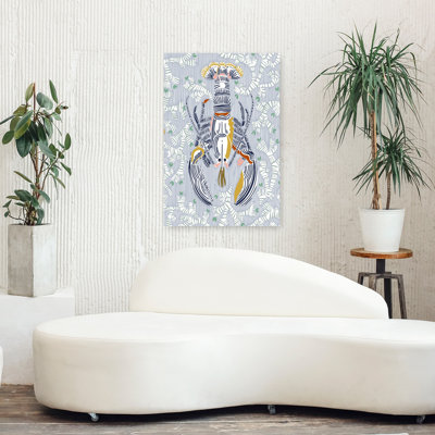 Elegant Blue Lobster Abstract Elegant Modern Lobster Coastal Ocean Wall Art