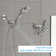 4.7" 8 Spary Settings Rain Multi Function Dual Shower Head