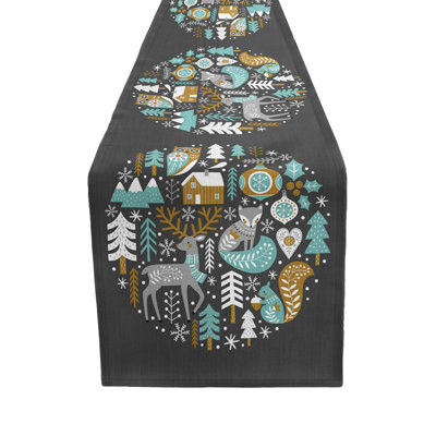Christmas and Holiday Colorful Table Runners, Great for Festive Decorating