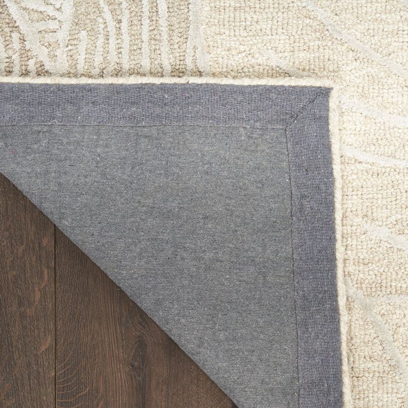 Nourison Avra Taupe Modern Indoor Rug, Runner 2'3" x 7'6"