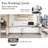 Sleek Ergonomic Reception Desk With Ample Storage And Quiet Glide System-1979100622