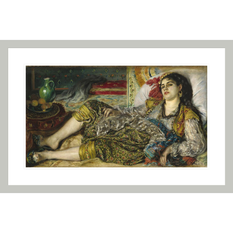 OdalisquePierre-Auguste Renoir - Impression giclée sur cadre, 19,38 po H x 29,5 po L