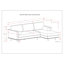 Canapé modulaire droit - gris anthracite-952536917
