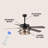 52'' Ceiling Fan with Light Kit