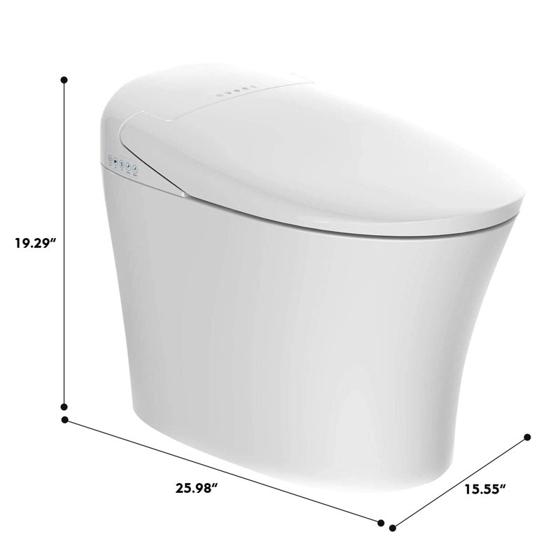 Toilette bidet allongée à double chasse