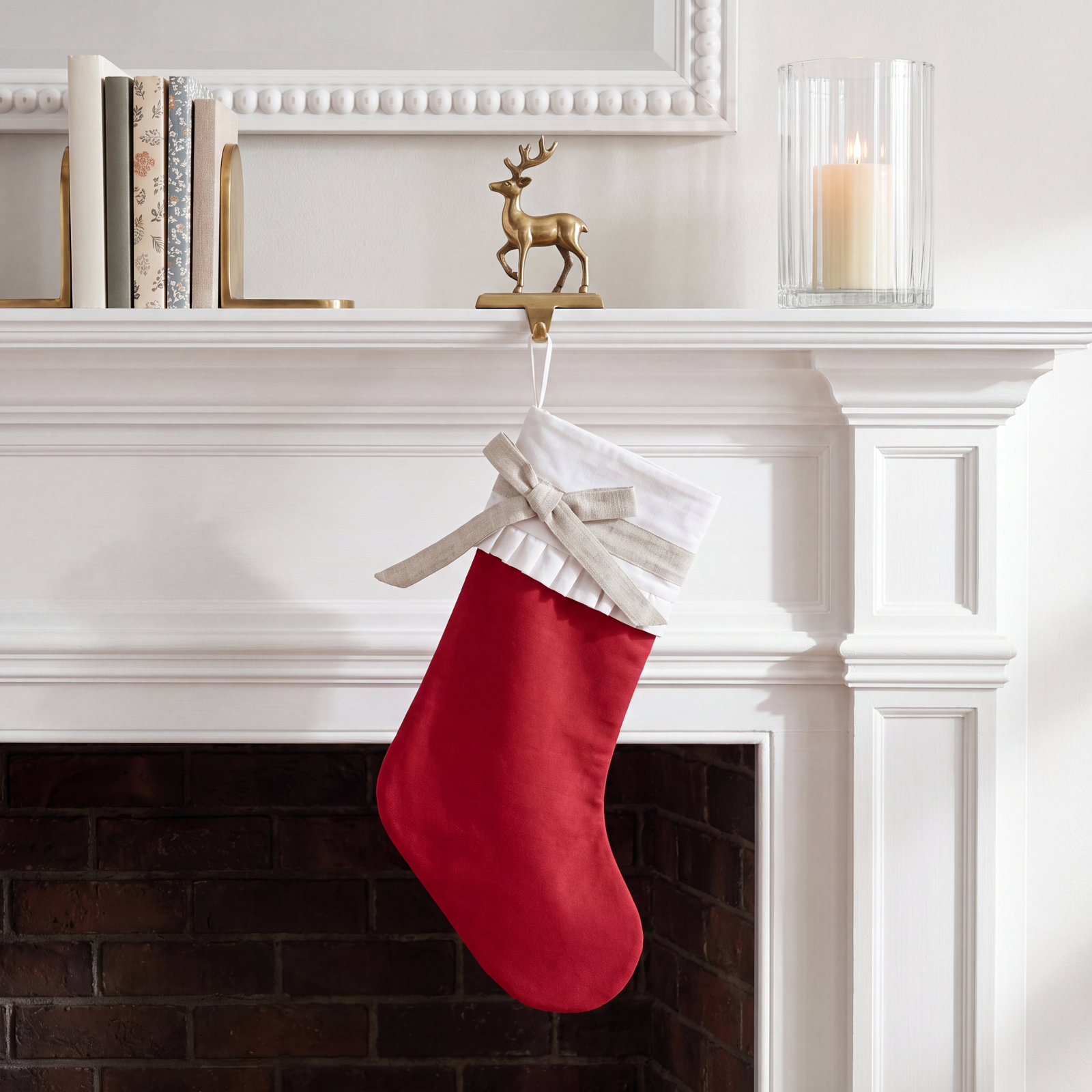 The Holiday Aisle® North Adams Stocking, Red