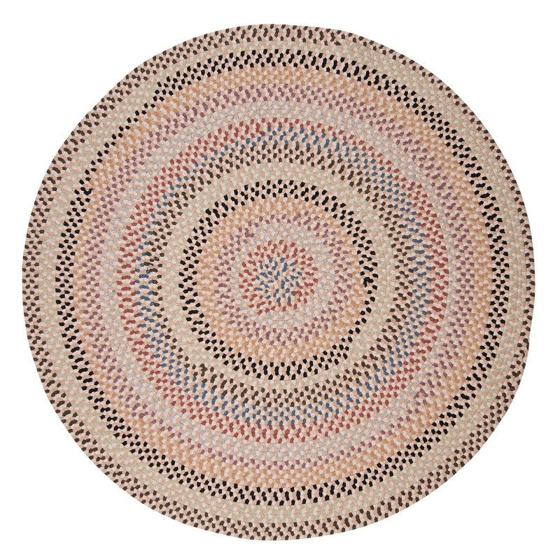 Tapis zone neutre en laine Shoshana, Rond 7 pi
