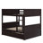 Bunk Bed With Pullout Trundle, Pine And Plywood-123857020