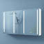 Armoire à pharmacie avec miroir 6 tablettes 72 W 36 H Highberger