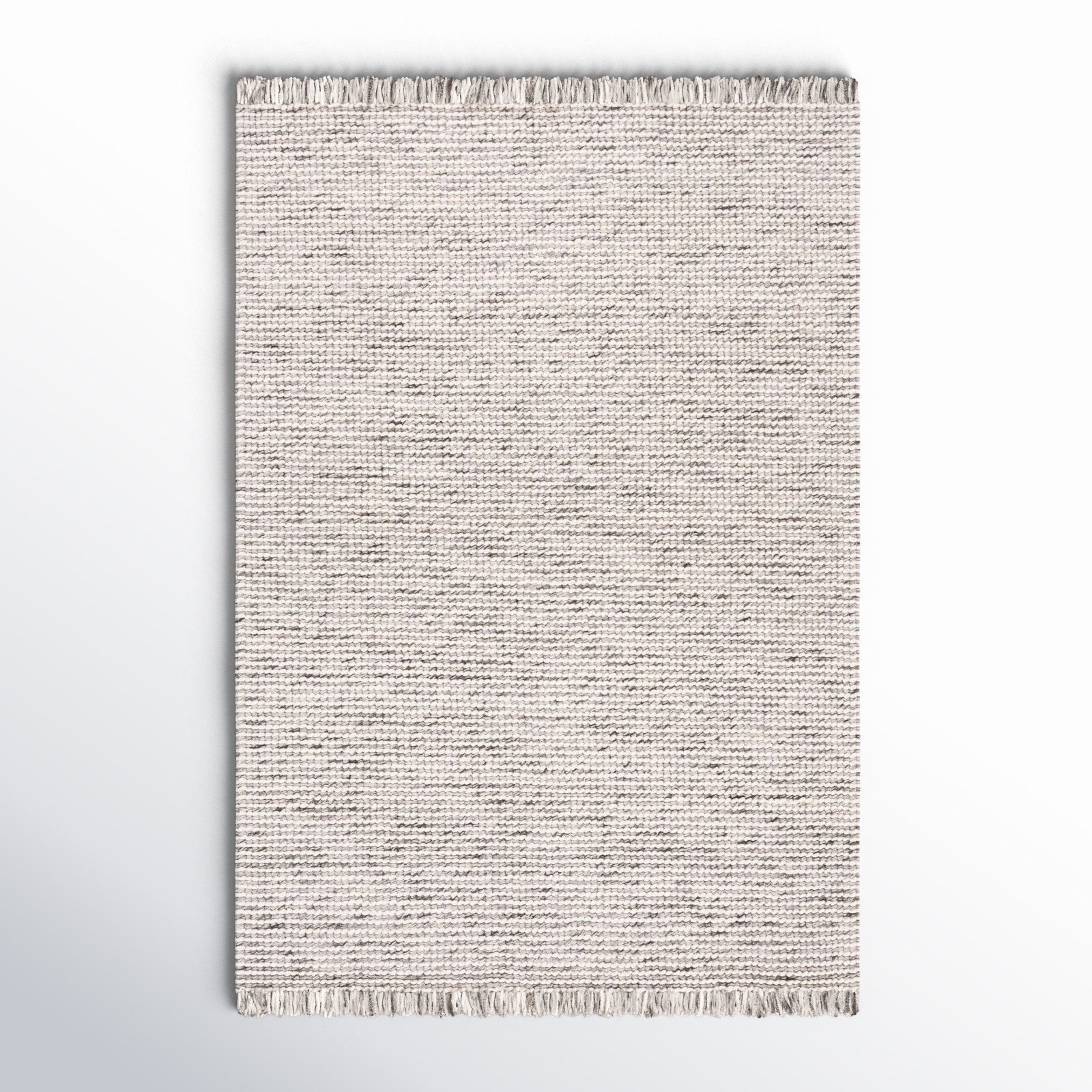 Kava Grey Black Rug, Rectangle 6' x 9'