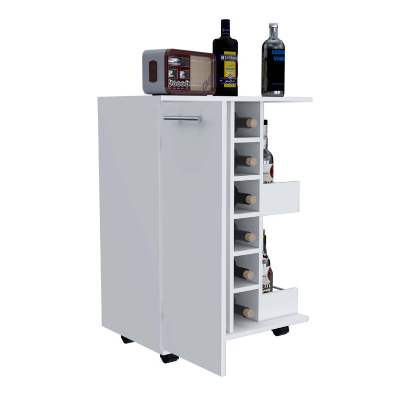 Bar Cart, White