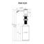 Distributeur de savon encastrable pour lavabo de cuisine avec pompe à lotion pour le comptoir en or brossé avec bouteille rechargeable Ruvati -123407177