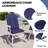 Outdoor 20‘’ in W X ‘20’ in D X 2.4‘’ in H Adirondack Chair Seat/back Cushion Set-248891291-248891280