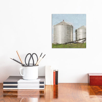 Twin Silos by Marcus Prime - Gallery-Wrapped Canvas Giclée on Canvas