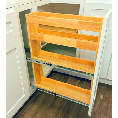 Spice Pull-Out Pullout Kitchen Cabinet Organizer Pantry Spice Rack