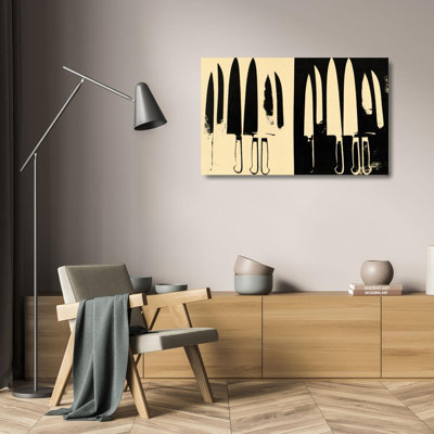 Couteaux, c. 1981-82 (crème et noir)