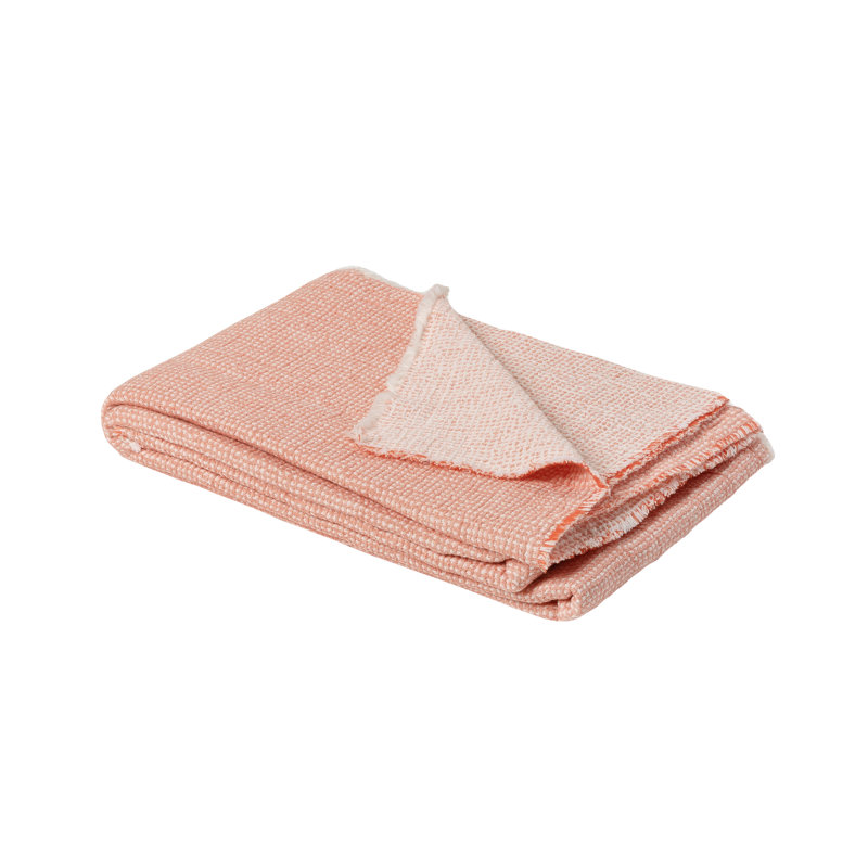 Westerman Cotton Solid Colour Bedspread, 250 x 270 cm, Coral