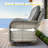 12 - Person Patio Furniture Set with Swivel Rockers, Outdoor Wicker Rattan Sectional Seating Group with Cushions, All Weather Sofa Conversation Set with Fire Pit Table for Garden Backyard-211084136