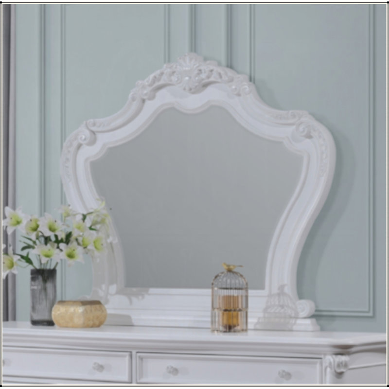 White Finish Mirror