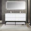 Ensemble de meuble-lavabo mural 60 po Damron-133241319