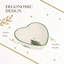 Christmas Tree Serve Heart Shaped Dip Bowl