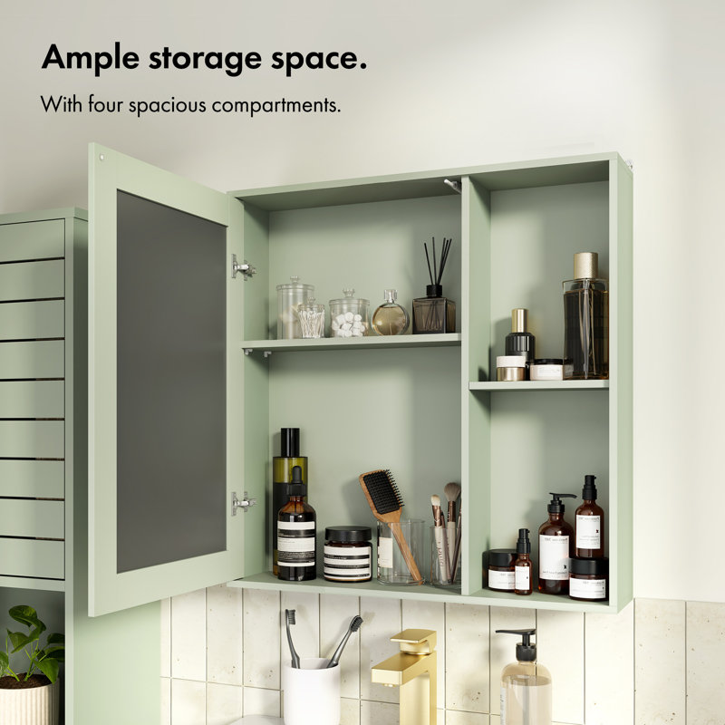Chester Wall Mounted Bathroom Mirror Cabinet