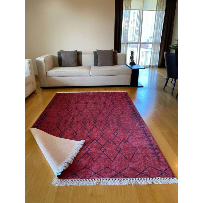 Tapis Lao avec envers antidérapant, Rectangle 2 pi 7 po x 14 pi 9 po