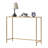 Keyiona 39.37'' Glass Top Console Table