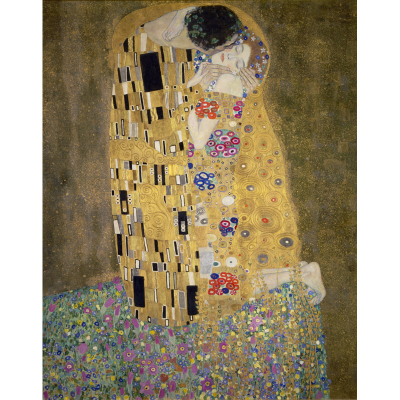 Le baiser, H 24 po x l 19 po
