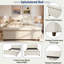 Lit rembourré avec bords roulés épais, pieds ovales à double couche rétro et tête de lit robuste-354090923-354090917