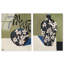 Noir Vase Set High-Gloss Frameless Acrylic Glass Wall Art Floral & Botanical Print by Oliver Gal, Ready to Hang, 16 x 20-724940620-724940596