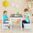 Deundrea Kids 4 Piece Play Or Activity Table and Chair Set-313322665