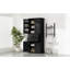 Armoire de rangement avec espace de rangement multifonctionnel, portes avec tablettes de rangement, 2 tiroirs, tablette réglable, noir -248314902