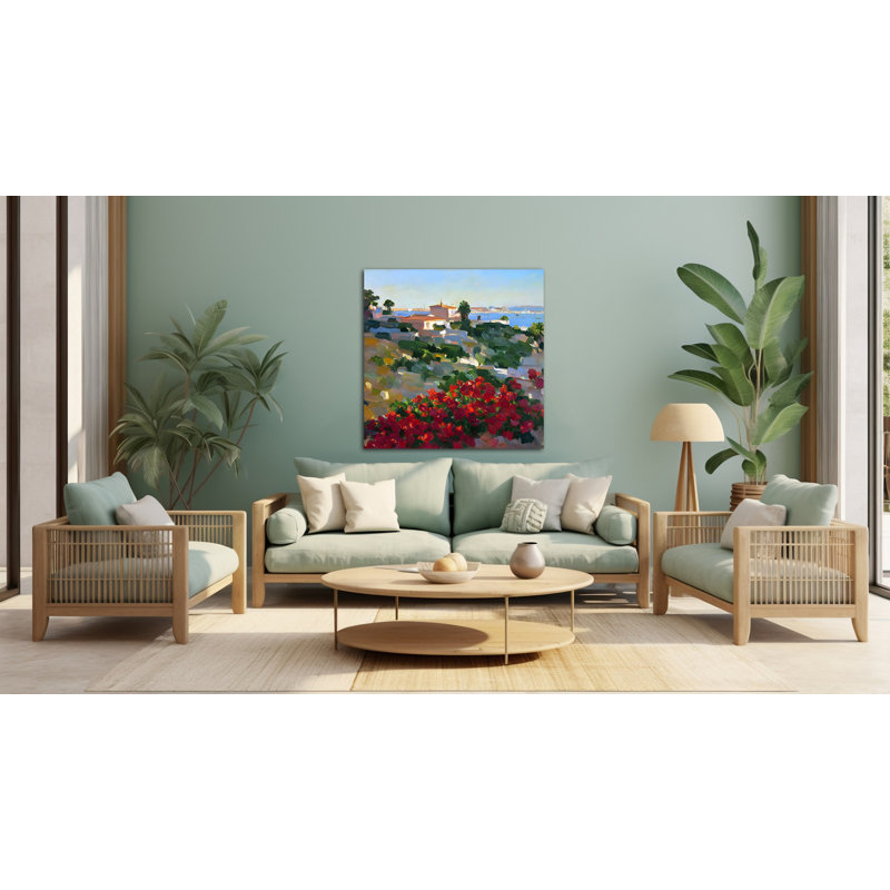 Coquelicots Positano, H 24 po x l 24 po