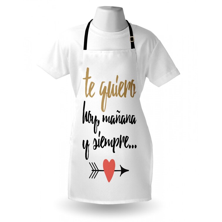 LLG Quote: Best Mom Ever. Black or White Unisex Embroidered Apron