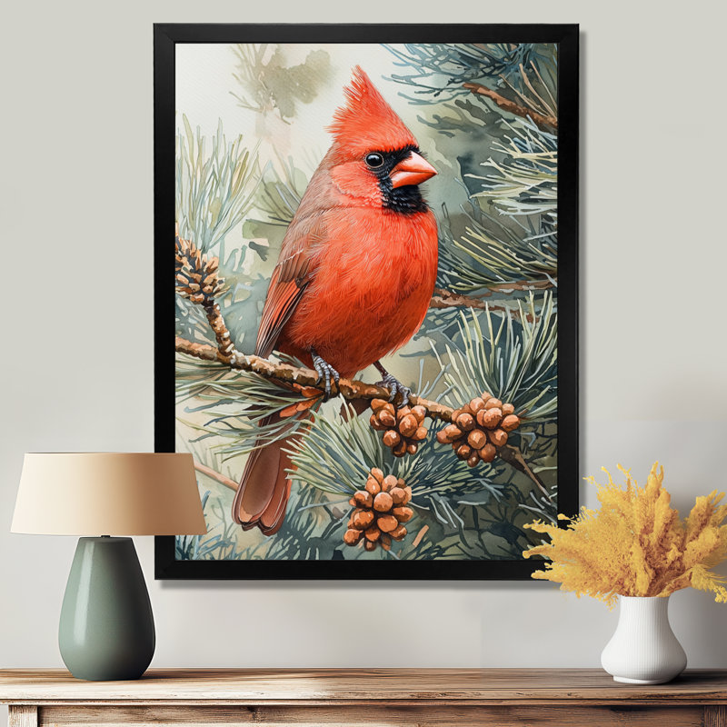 Baylis - Reproduction d'art mural animaux, H 32 po x l 16 po, Noir, noir, noir, noir, Picture Framed