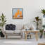 Automne, arbres, feuilles orange brillantes, ciel bleu doux-66842481-66842482