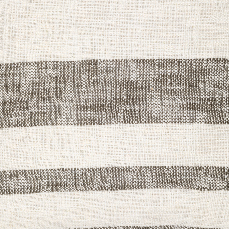 Striped Cotton Pillow Cover, 22" x 22"