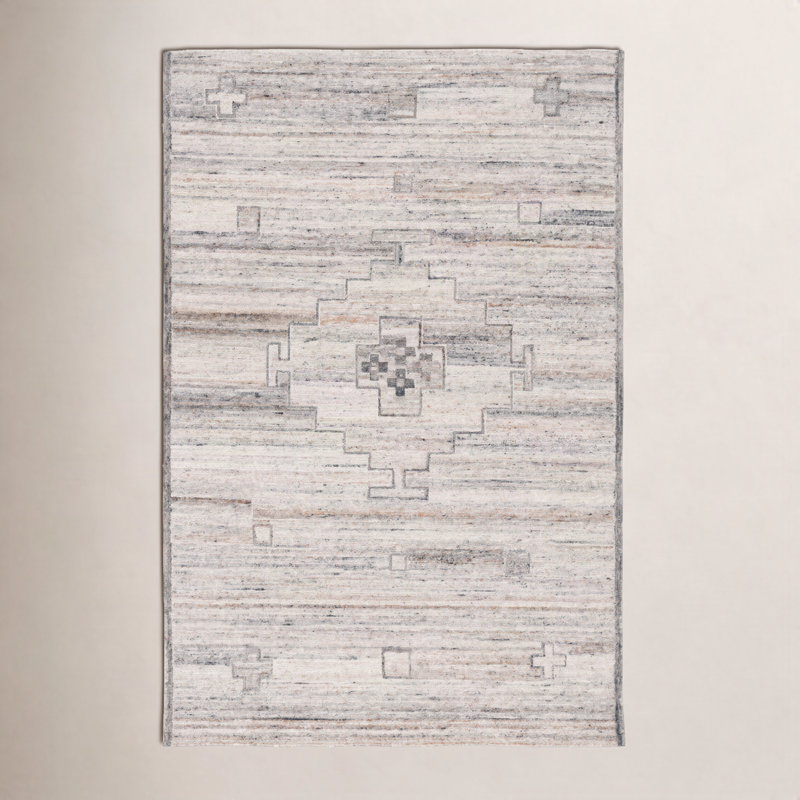 Jax Hand Tufted Southwestern Indoor Rug, Rectangle 3' x 5'