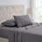 Bamboo 4 Piece 1800 Thread Count Waffle Hem Sheet Set-125022485-125022486